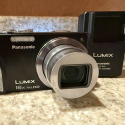 Panasonic Lumix DMC-ZS10 14.1 MP Digital Camera with 16x Wide Angle Optical Image Stabilized Zoom and Built-In GPS Function (Black)