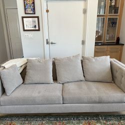 Set/two Light Gray Jonathan Louis Couches
