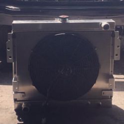 mustang ii fan shroud for electric fan