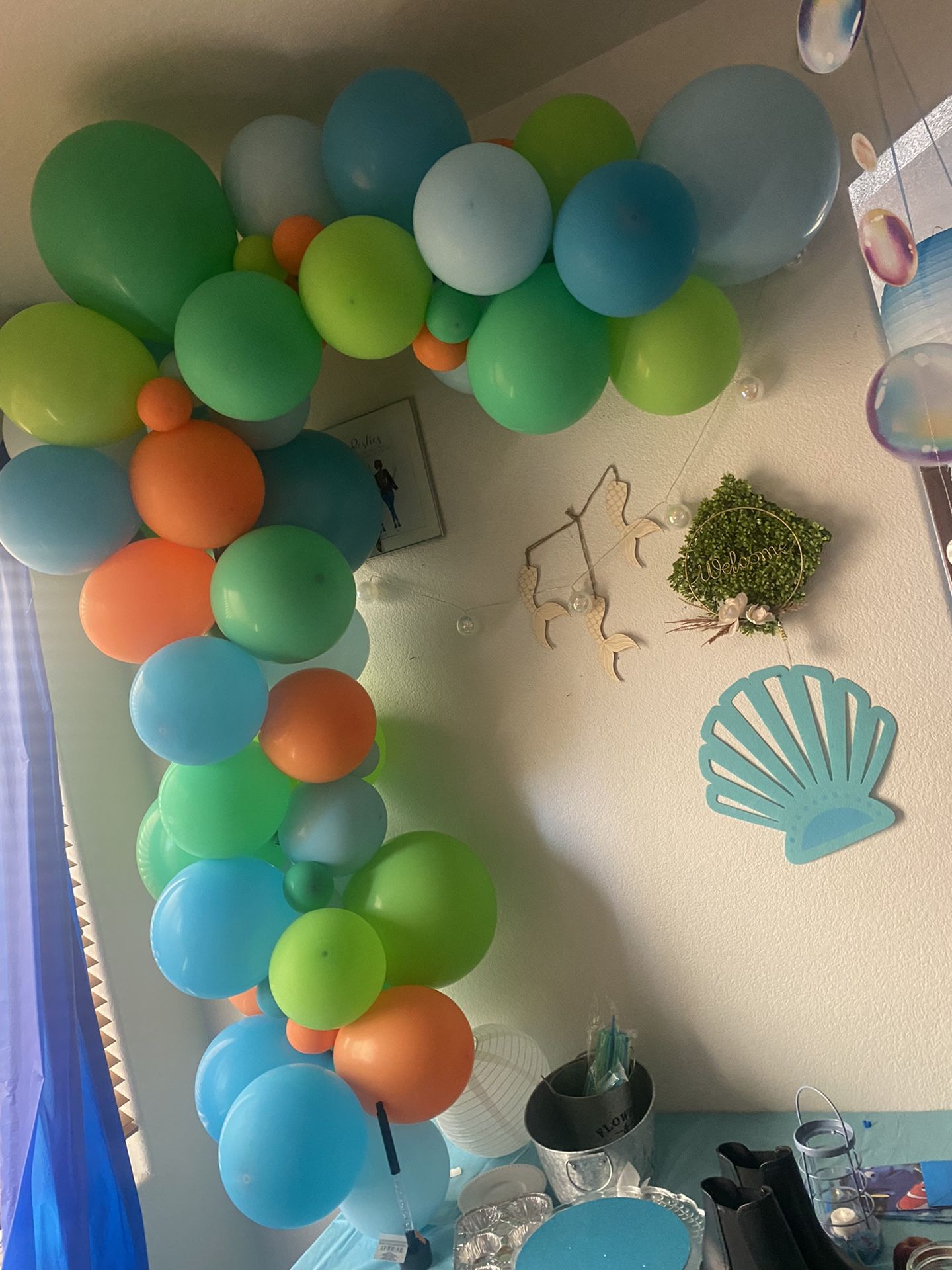 Sea Life party/ event/ baby shower decorations