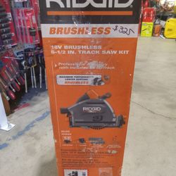 Ridgid 18V Brushless 6-1/2in. Track Saw Kit. 