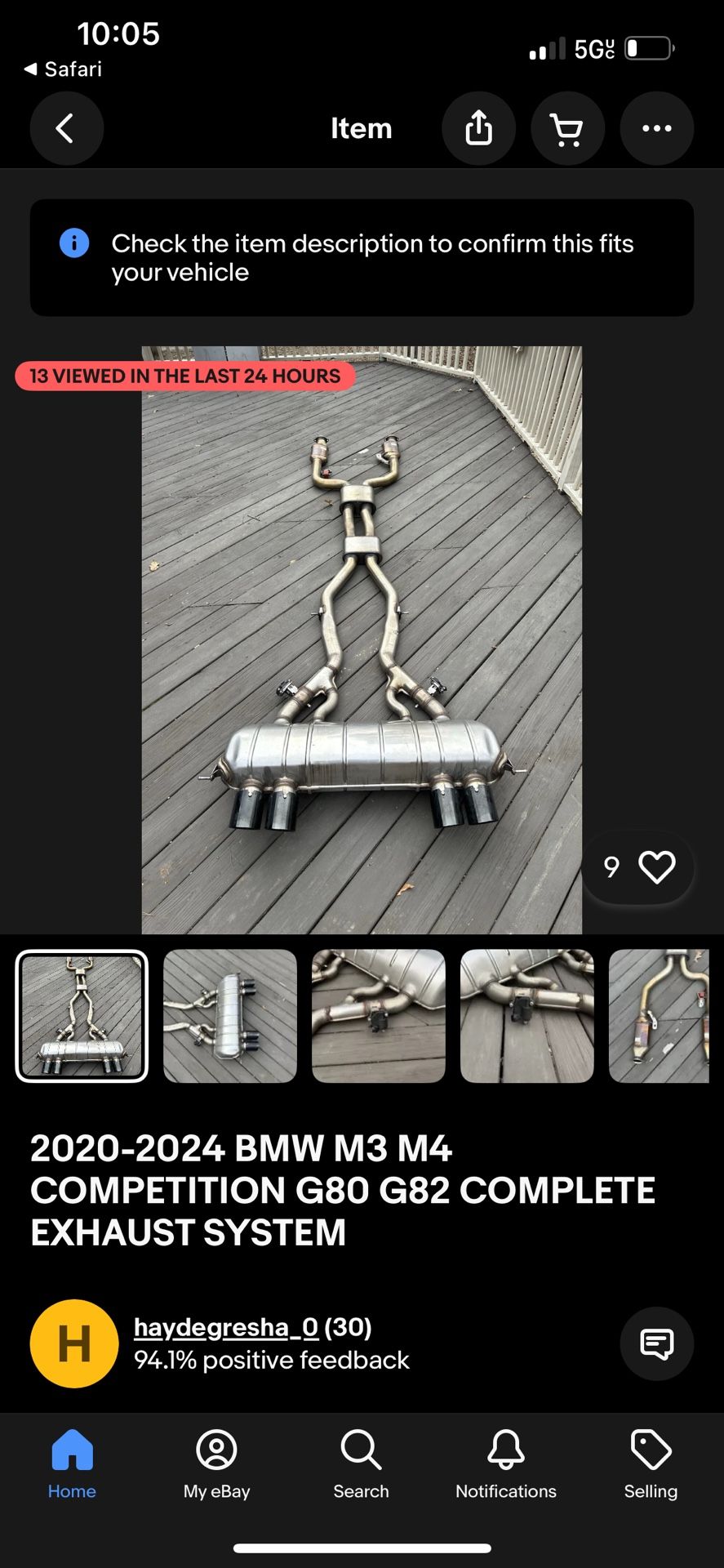 2020/2024 BMW G87 M3/m4exhaust
