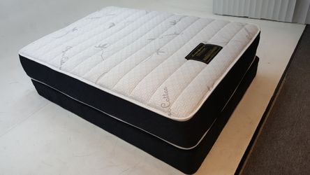 Double Sided Pillow Mattress and Boxspring