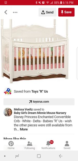 Disney Princess Enchanted Crib Conversion Kit For Sale In Coventry