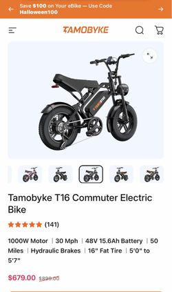 Tamobyke T16  Electric Bike