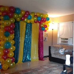 Backdrop n balloons