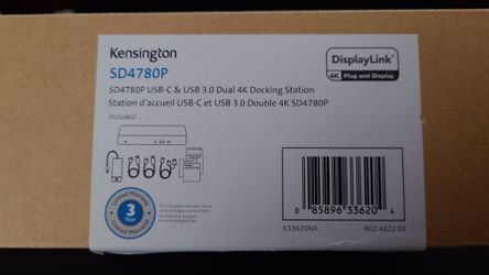 Kensington Docking Station + USB Power Splitter