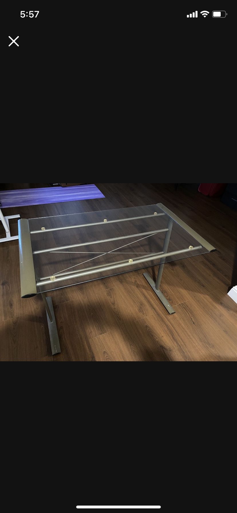 Glass Desk