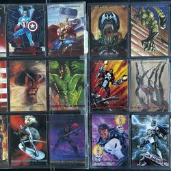 1993 Marvel Masterpieces Cards Unrated