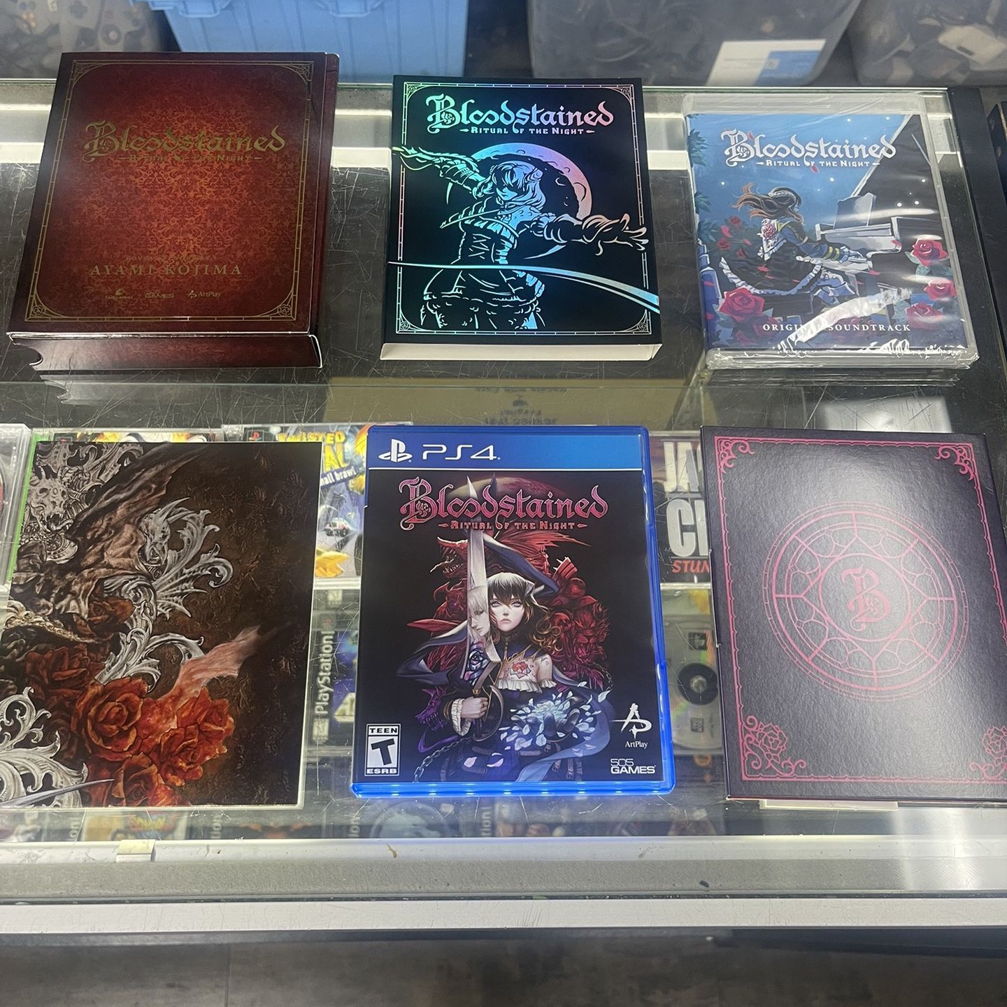 Bloodstained Ritual Of The Night Ps4 Kickstarter Rare $300 Gamehogs 11am-7pm