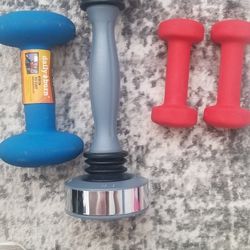 Lot Of Hand weights/dumbells 