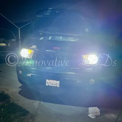 White 9005 HB3 LED Bulbs Headlight Conversion Kit High Beam Bright 