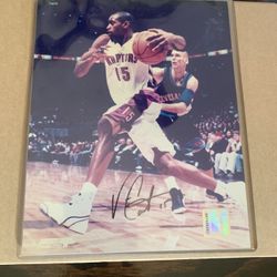 Vince Carter Autographed 8x10 