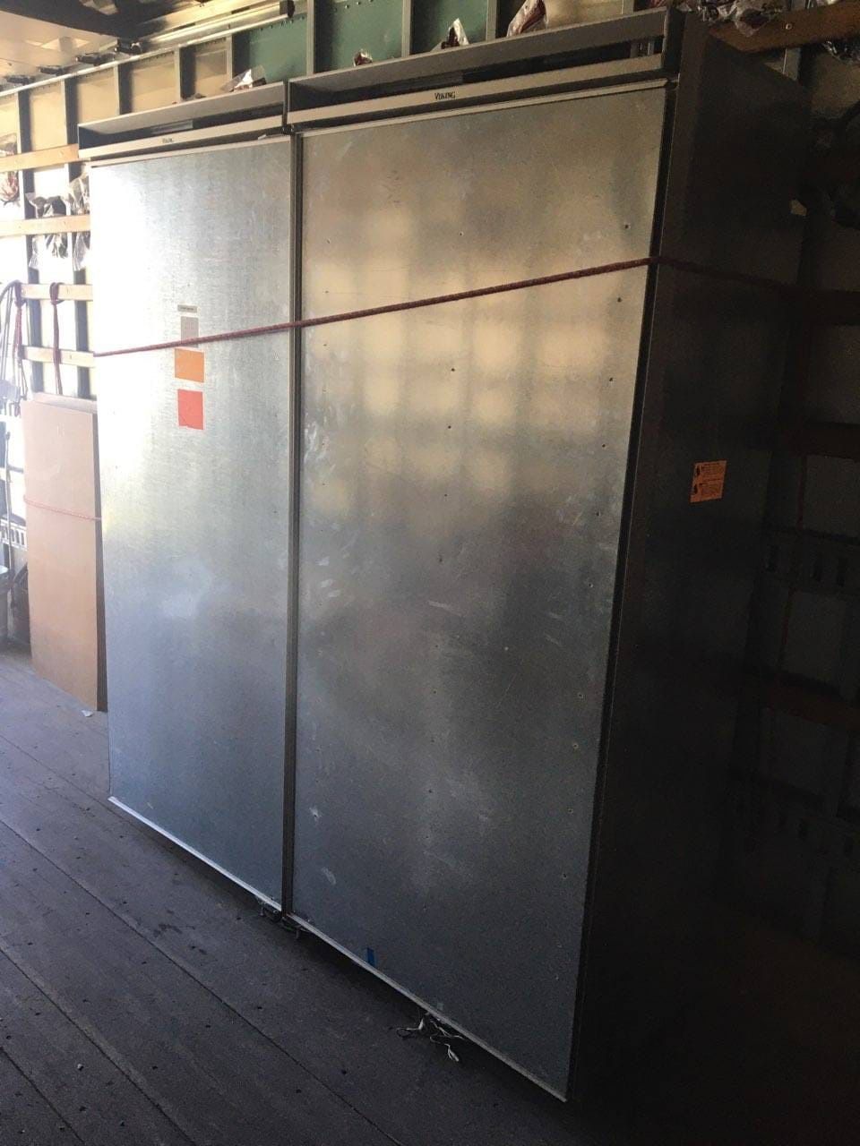 72 inch Viking refrigerator freezer panel