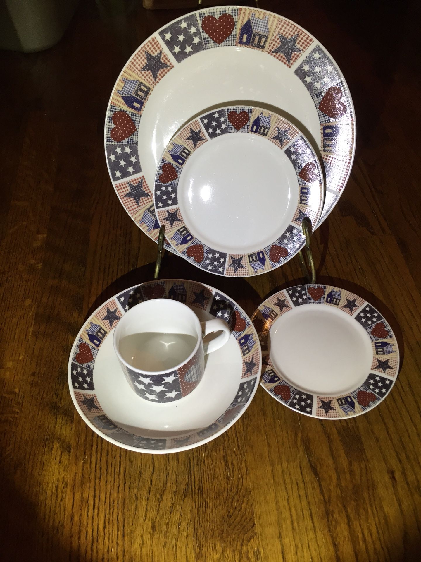 Oneida Majesticware American Quilt Dinnerware