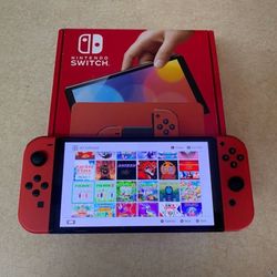 SWITCH OLED and 120 SWITCH GAMES and 7500 CLASSIC GAMES