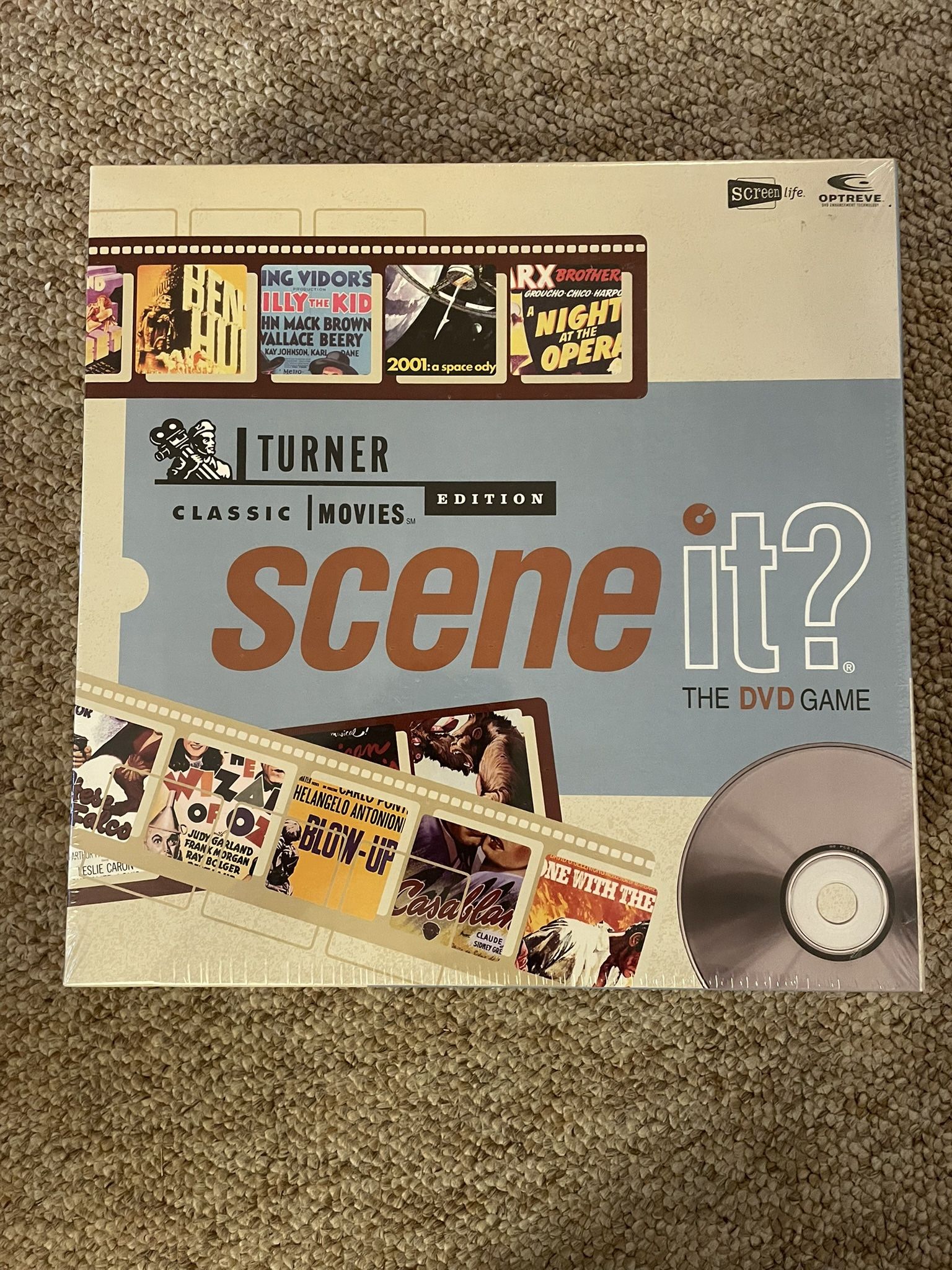 Scene It? Turner Classic Movies & TV Edition - Board & DVD Game - Factory Sealed