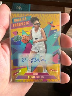 Panini Rookies & Prospects Olivia Miles Auto Serial #/10 Notre Dame NCAA