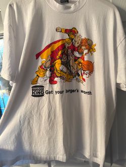 Burger King vs McDonald’s T-Shirt vintage size 2x
