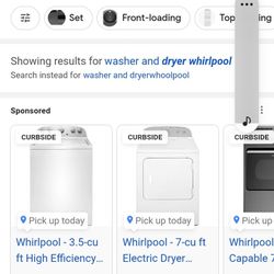 Washer. Dryer