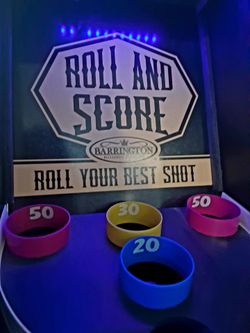 Barrington 84" Arcade Roll and Score with Led lights