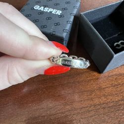 GASPER silver ring Size 9