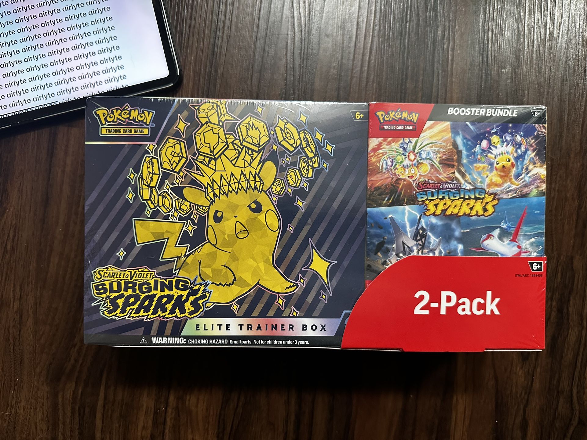 Pokemon Surging Sparks Costco Bundle 2 Pack Elite Trainer Box Booster Bundle $110
