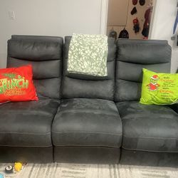 Charcoal Gray Couches - 2 Set, Must Go ASAP