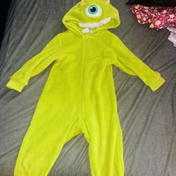 Mike Wazowski onesie