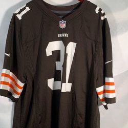 Nike Stitched Limited Browns #31 Donte Whitney 3XL Jersey