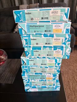 Unopened 8.5” x 11” Printer Paper – 9 Reams