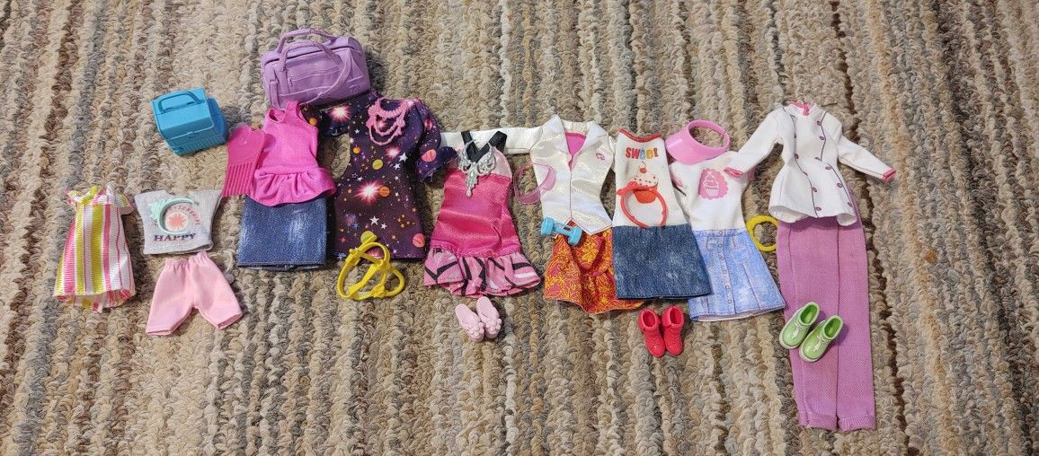 Barbie Furniture Dr. Set Bee Keeper Bathroom Bunkbed Clothes Dresses Accessories Shopping Dog And More