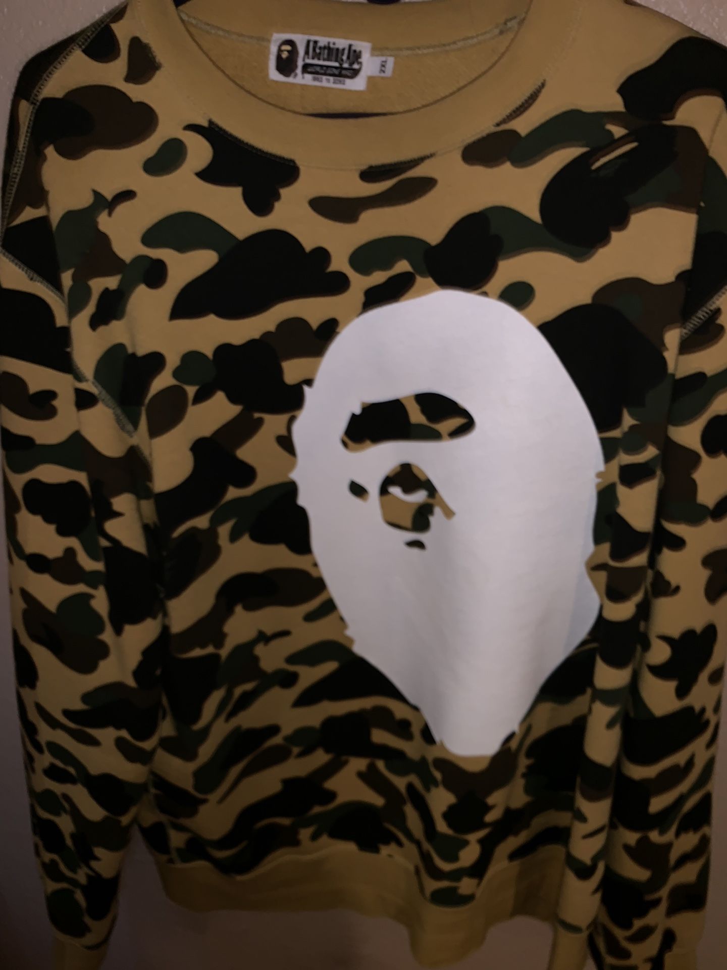 Bape 1st camo crew neck