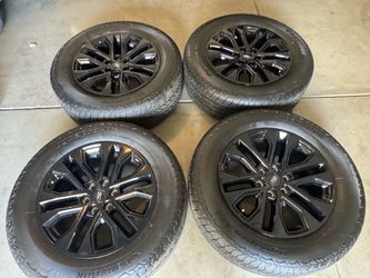 Brand New Black 20” Ford F-150 6-Lug Wheels & Tires 275/60R20