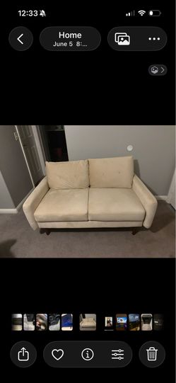 White couch