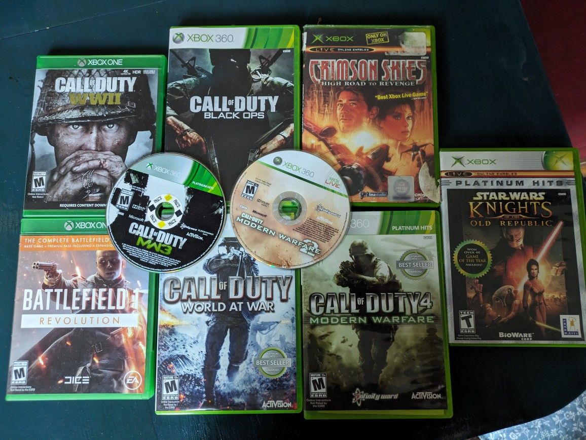 Xbox one, Xbox 360, Xbox