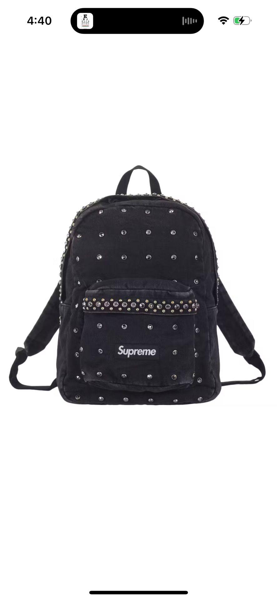 supreme b.b simon denim backpack