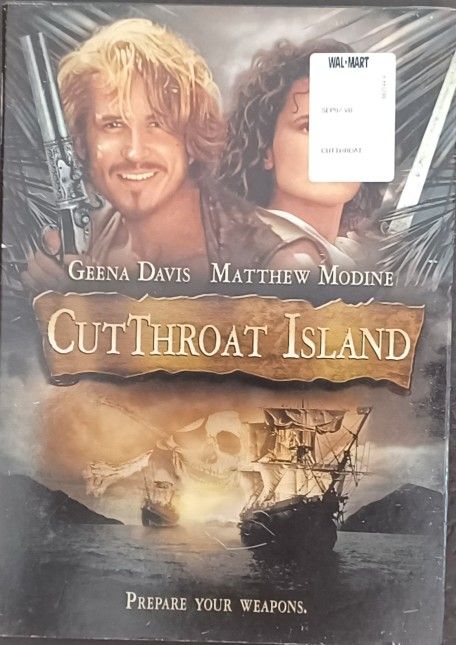 "Cutthroat Island" New DVD~ 1997 LionsGate w/ Slipcover