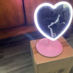 Touch Sensor Light Mirror 10”H In Good Condition $5 Firm On Price