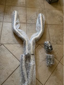 Stainless steel Chrome 3 inch X-pipe