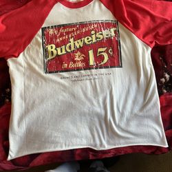 Small Cropped Budweiser Shirt