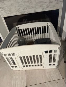 4 panel dog cage