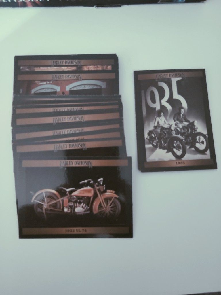 Harley Davidson cards (30+) 1992 Collect O Cards