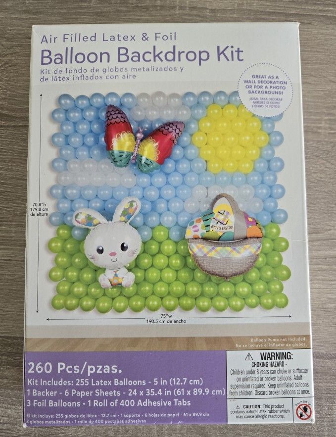 Easter Balloon Backdrop