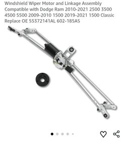 Windshield Wiper Motor and Linkage Assembly Compatible with Dodge Ram 2010-2021 2 4 2009-2010 1-2021 1500 Classic Replace OE 5