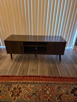 Brown Mid-Century TV Stand