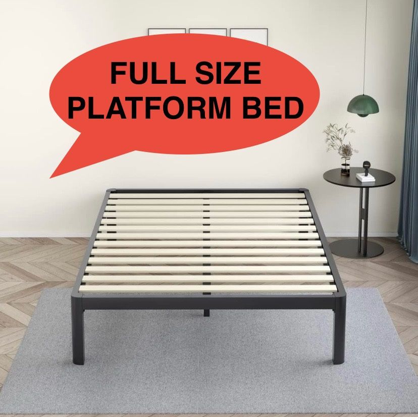 BRAND NEW FULL SIZE PLATFORM BEDS HEAVY DUTY