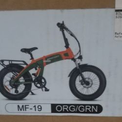 MaxFoot  MF 19 Folding Electric Bicycle 1000W Full Suspensión  14 AH