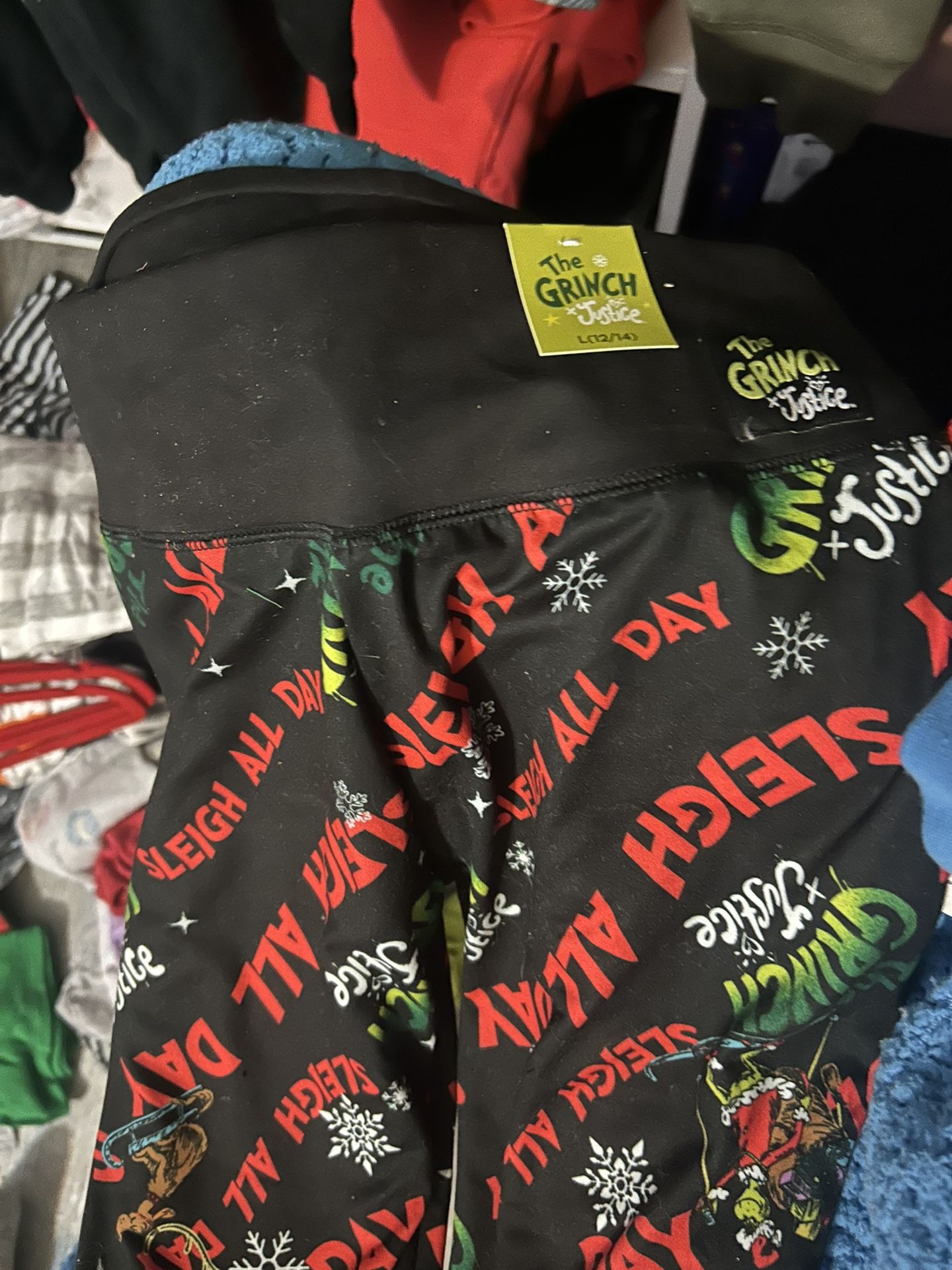 Justice Girls Grinch Leggings
