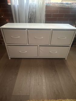 Move out sale- White 5-Drawer Dresser / Storage Chest – $25 Each